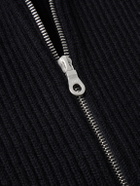 S.N.S. Herning - Virgin Wool Zip-Up Cardigan - Blue