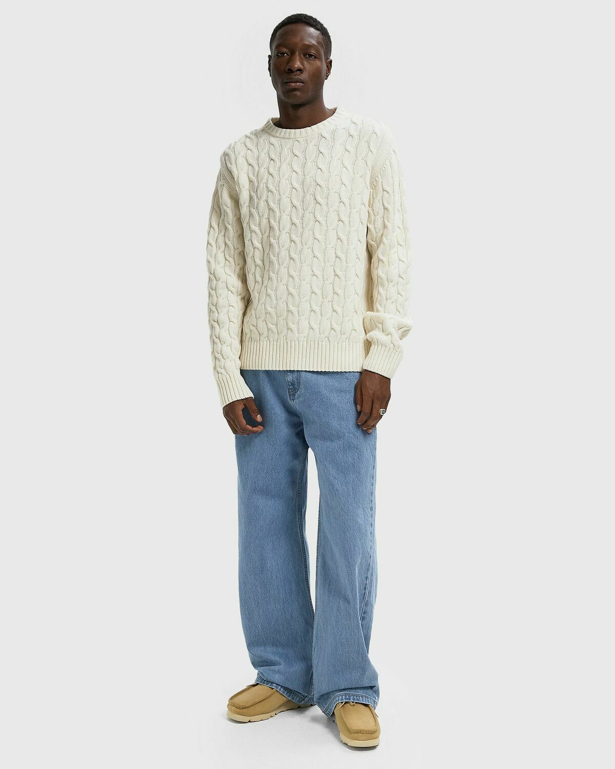 Arte Antwerp Arte Knit Sweater Beige Mens Pullover