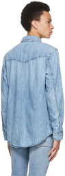 Nudie Jeans Blue George Shirt