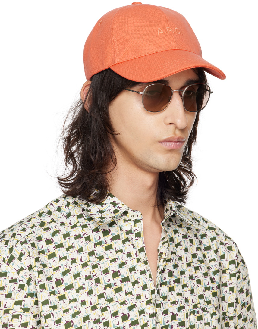 A.P.C. Orange Charlie Cap A.P.C.