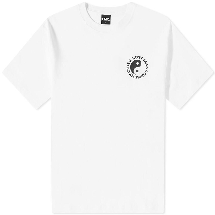 Photo: LMC Men's Yin Yang T-Shirt in White