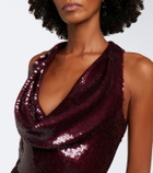 David Koma Sequined gown