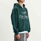 Cole Buxton Men's International Zipped Hoodie in Forest Green