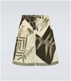 Loewe Paula's Ibiza printed cotton and silk shorts