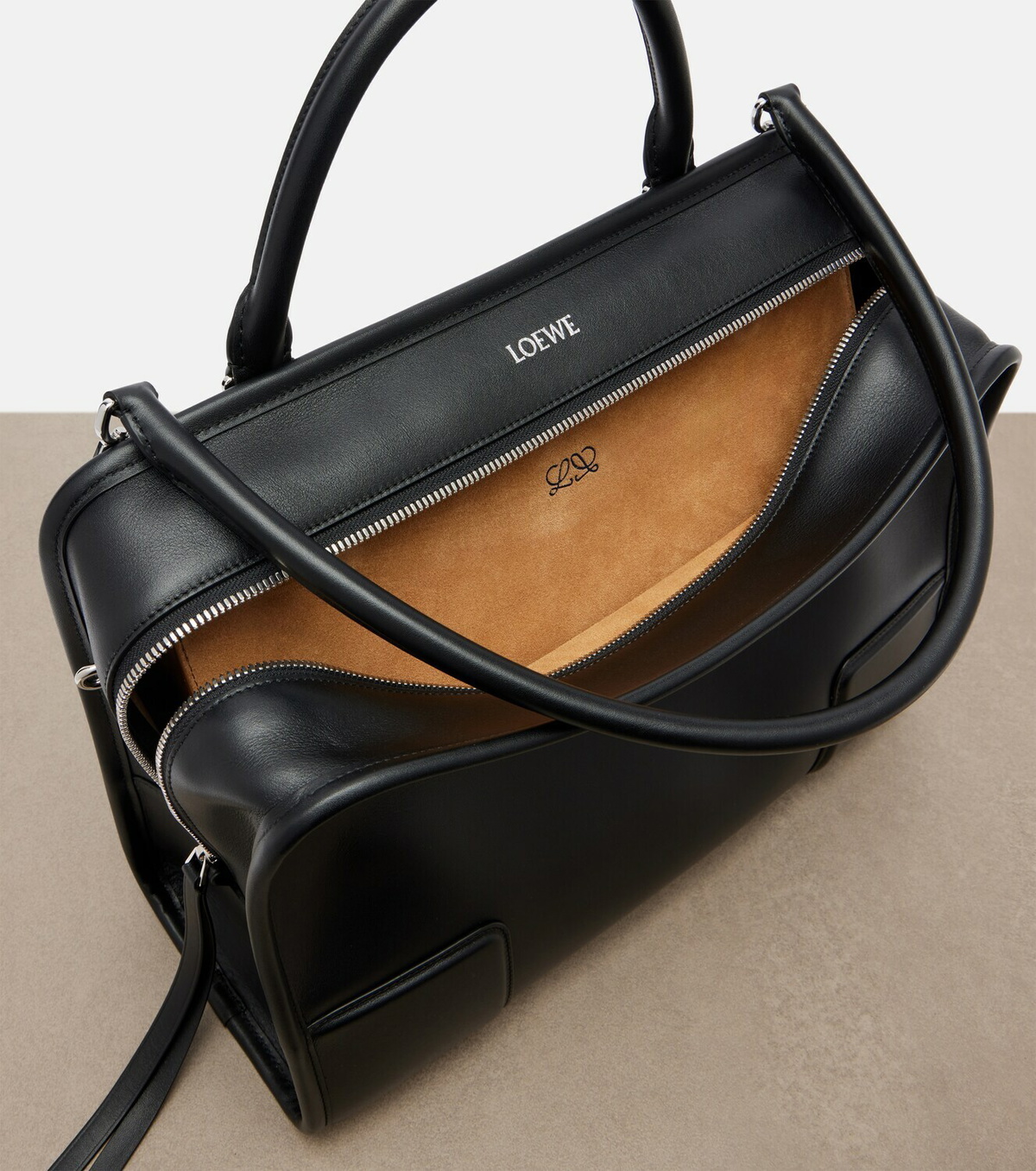 Loewe Amazona 180 Large leather top-handle bag
