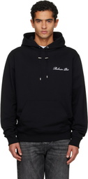 Balmain Black 'Balmain' Signature Hoodie