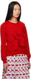 tao Red Bow Sweater