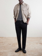 Onia - Straight-Leg Cotton-Blend Trousers - Black