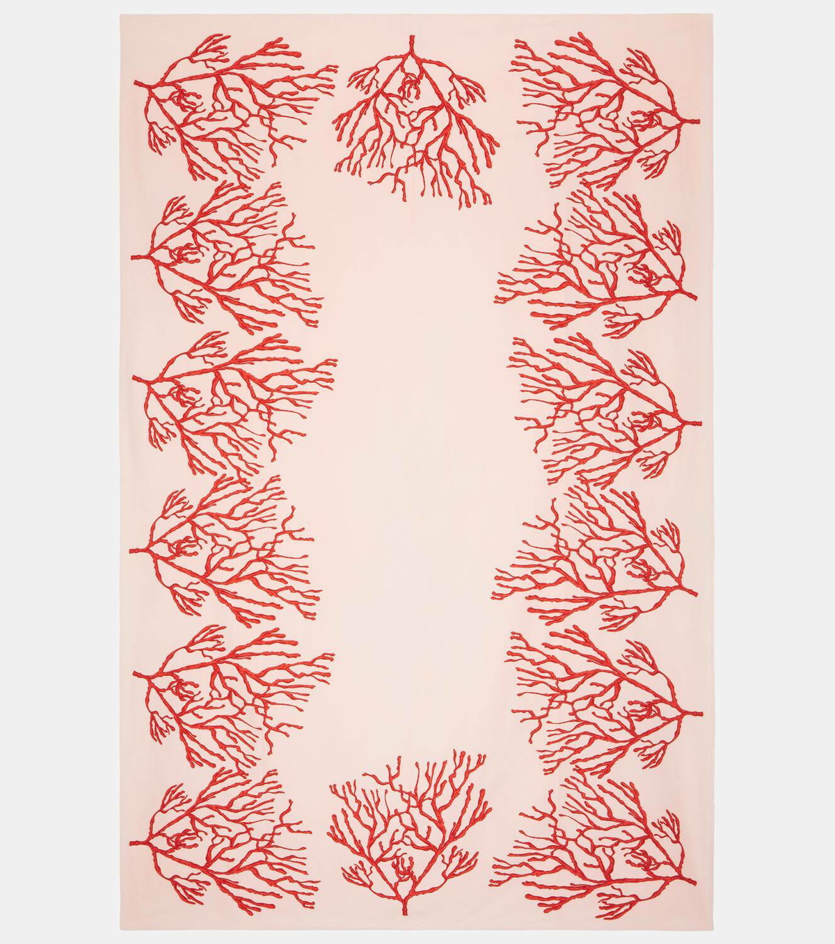 Les-Ottomans Coral cotton tablecloth