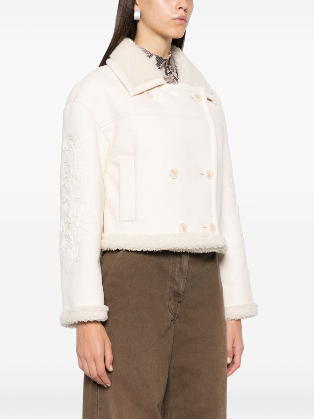 ERMANNO - Embroidered Short Jacket