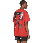 Off-White Red Caravaggio Arrows Over T-Shirt