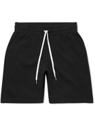 John Elliott - Crimson Cotton-Jersey Drawstring Shorts - Black