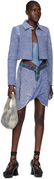 VITELLI SSENSE Exclusive Blue Miniskirt