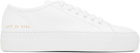 Common Projects White Tournament Low Super Sneakers