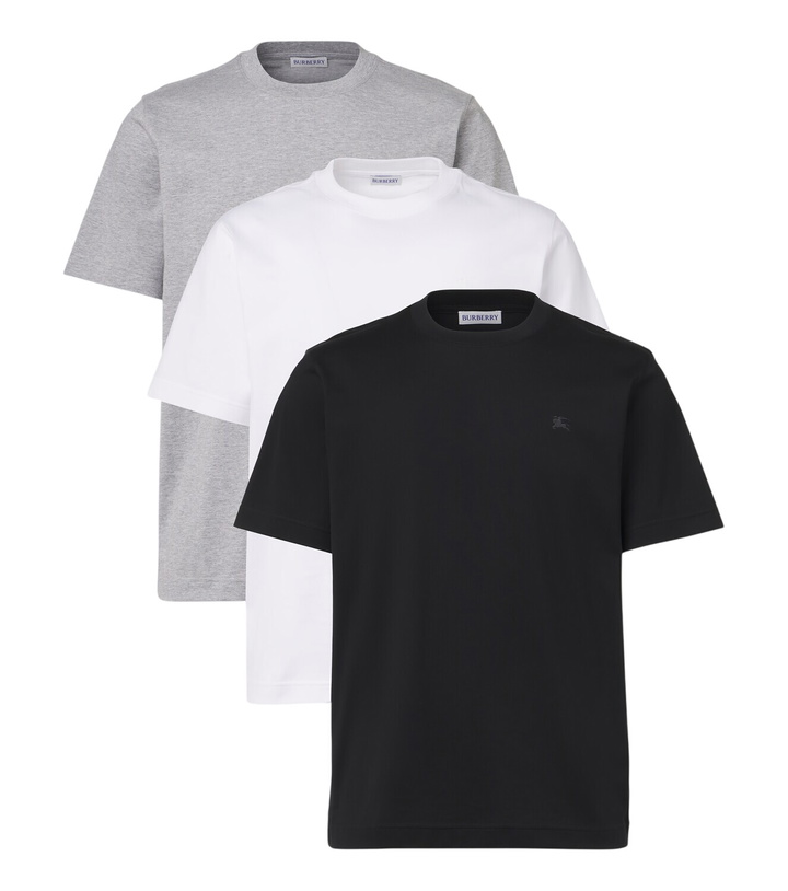 Photo: Burberry EKD set of 3 cotton jersey T-shirt