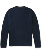 Barena - Textured Merino Wool Sweater - Blue