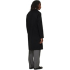 Jil Sander Black Melton Coat