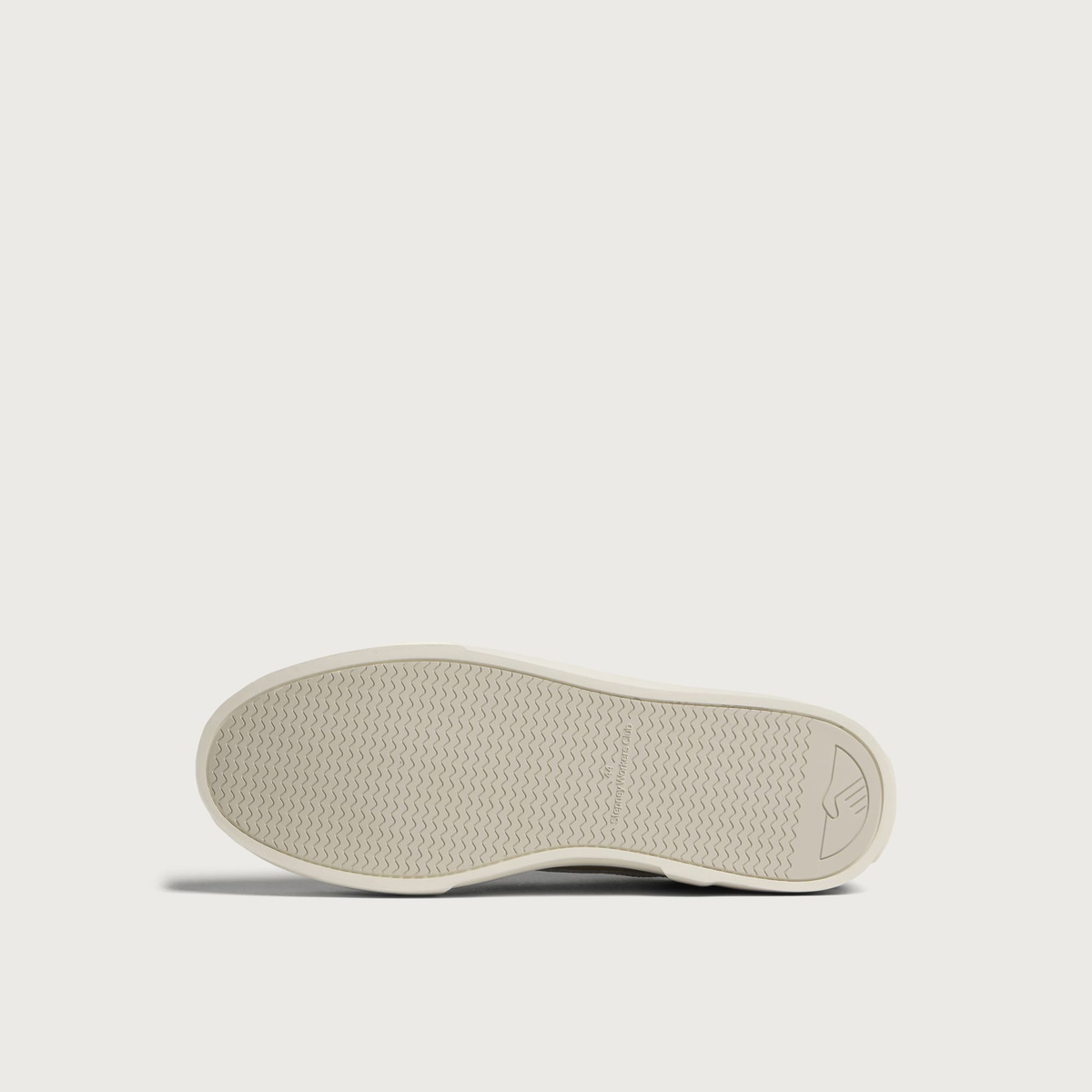 Stepney Workers Club Men's Dellow S-Strike Cup Suede Sneaker in Warm Grey