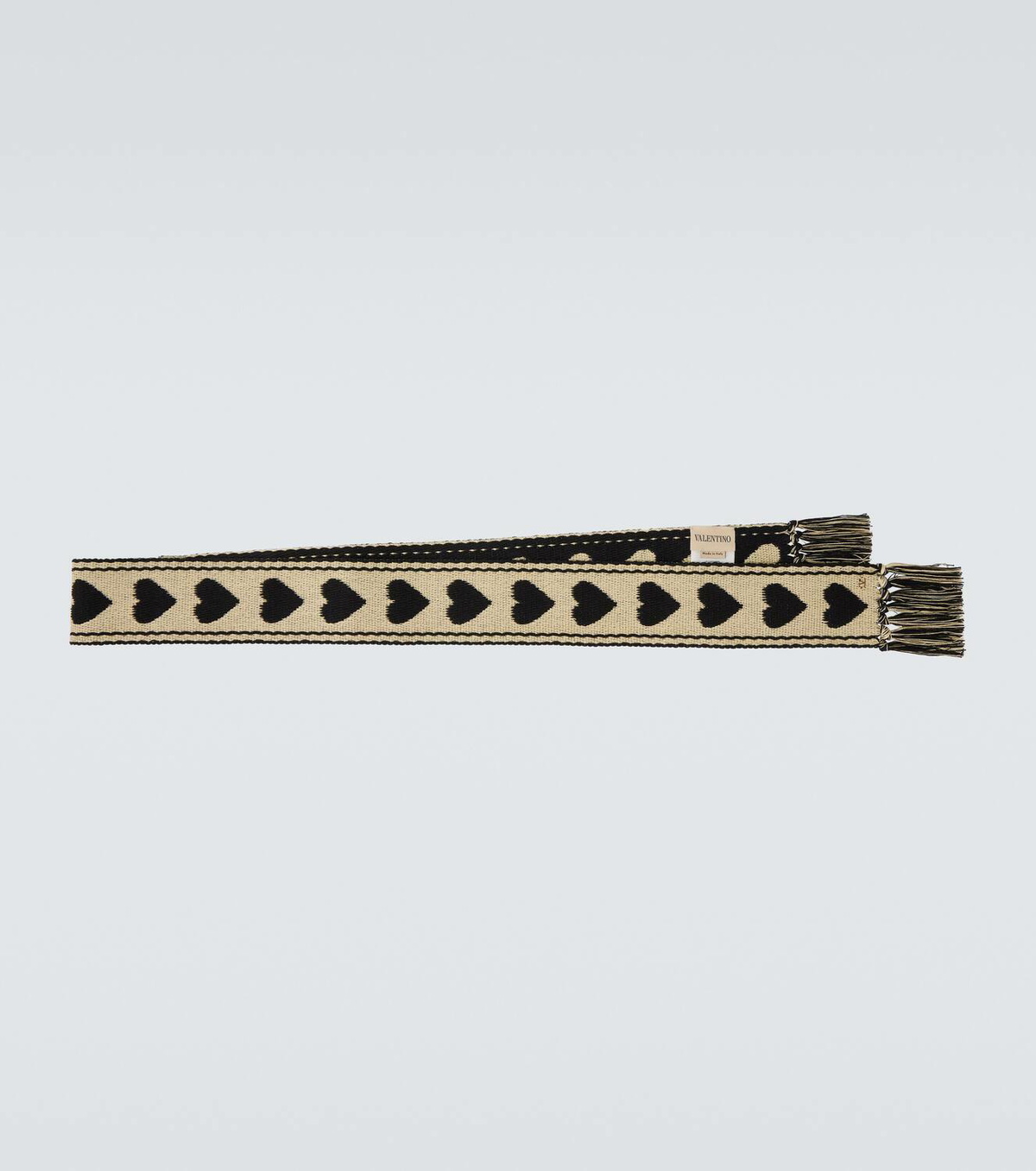Valentino Garavani VLogo jacquard cotton scarf