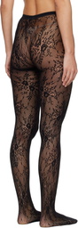 Swedish Stockings Black Rosa Lace Tights
