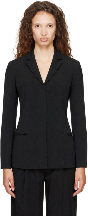 Photo: TOTEME Black Slim Wool Blazer