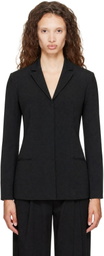 TOTEME Black Slim Wool Blazer