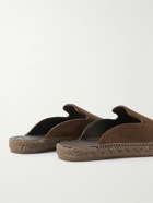 TOM FORD - Barnes Suede Espadrilles - Brown