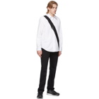 Helmut Lang White Slash Band Shirt