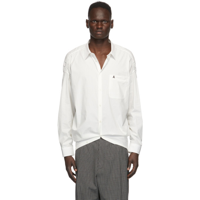 Photo: Ambush Off-White Rounded Hem Shirt