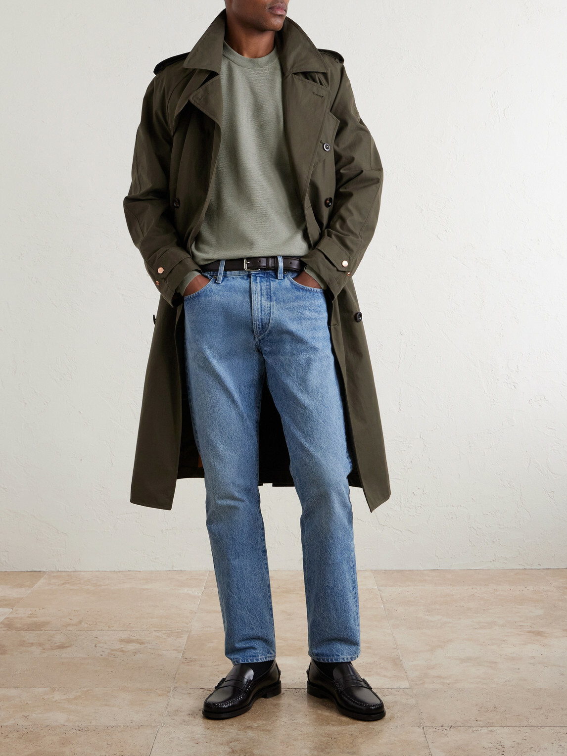 John Smedley - Honeycomb-Knit Merino Wool Sweater - Green