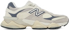 New Balance Gray & Beige 9060 Sneakers