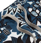Onia - Charles Mid-Length Printed Swim Shorts - Men - Storm blue