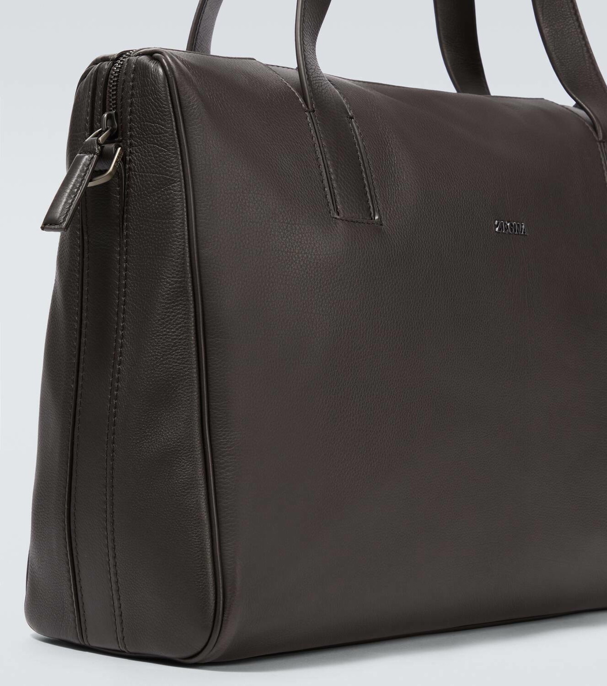 Zegna Leather briefcase