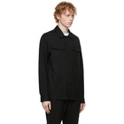 Z Zegna Black Techmerino Shirt