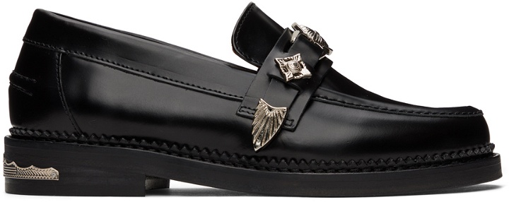 Photo: Toga Virilis Black Leather Loafers