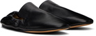 Le Monde Beryl Black Leather Loafers