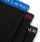 Polo Ralph Lauren - Three-Pack Stretch-Cotton Boxer Briefs - Black