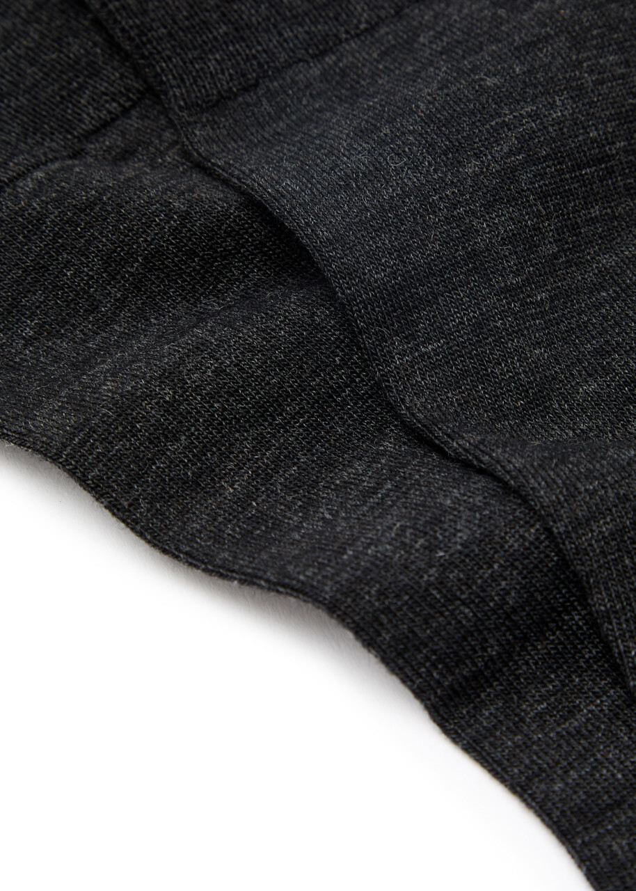 Falke Airport Wool-blend Socks Dark Grey
