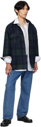 Bless Navy & Green N°80 Woodhacker Shirt Jacket
