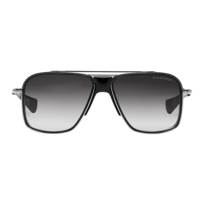 Photo: Dita Black and Silver Initiator Sunglasses