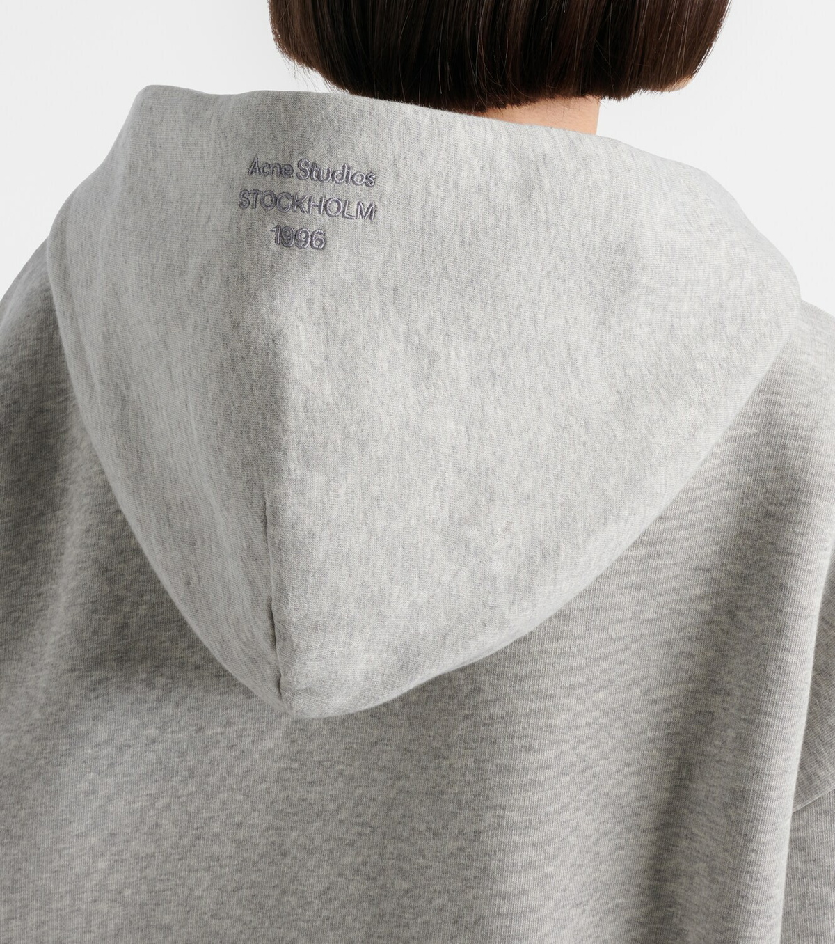 Acne Studios Faye cotton fleece zip-up hoodie