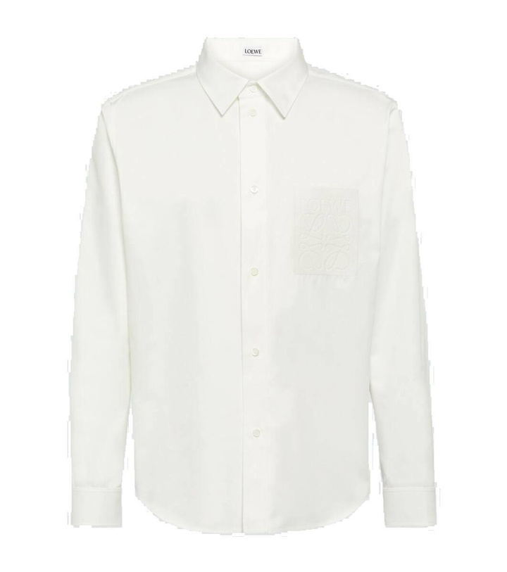 Photo: Loewe Anagram cotton twill shirt