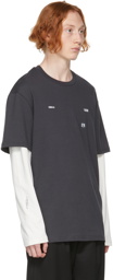 C2H4 Grey Vans Edition Double Layer Long Sleeve T-Shirt