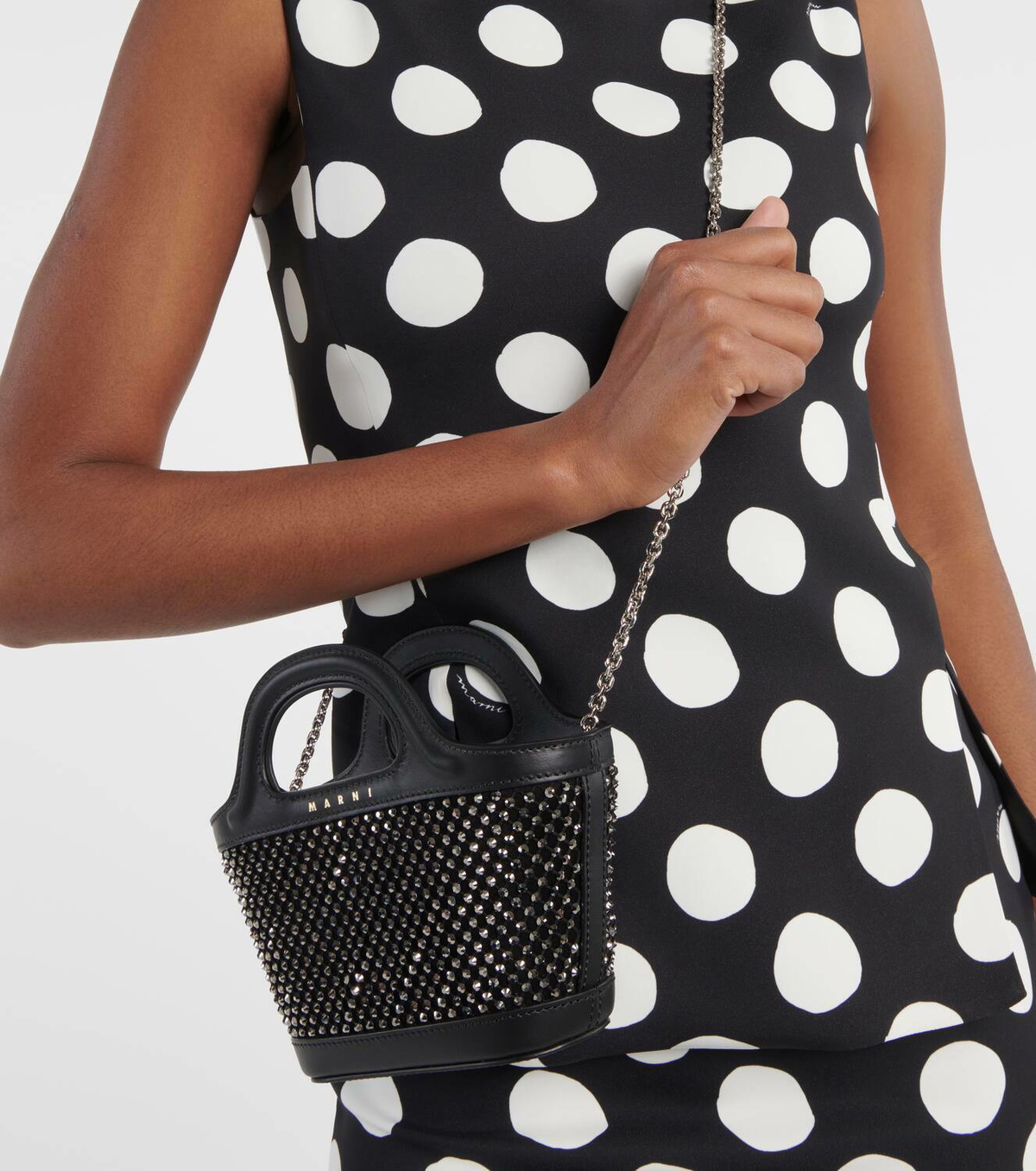 Marni Tropicalia Micro embellished tote bag Marni
