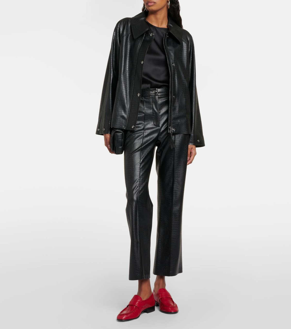 Max Mara Nepal faux leather jacket
