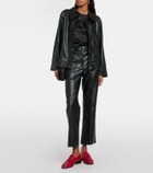 Max Mara Nepal faux leather jacket