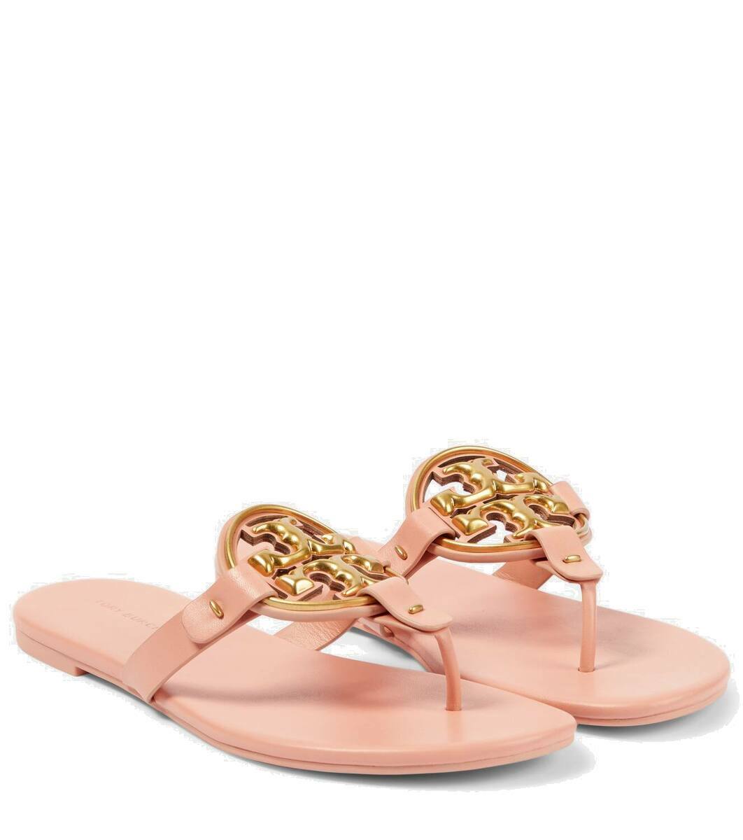 Tory Burch Women's Miller Leather Thong Sandals Black