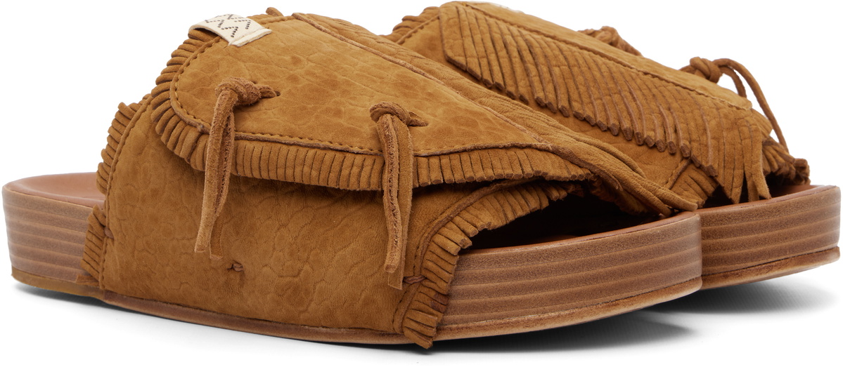 visvim Tan Christo Shaman-Folk Sandals