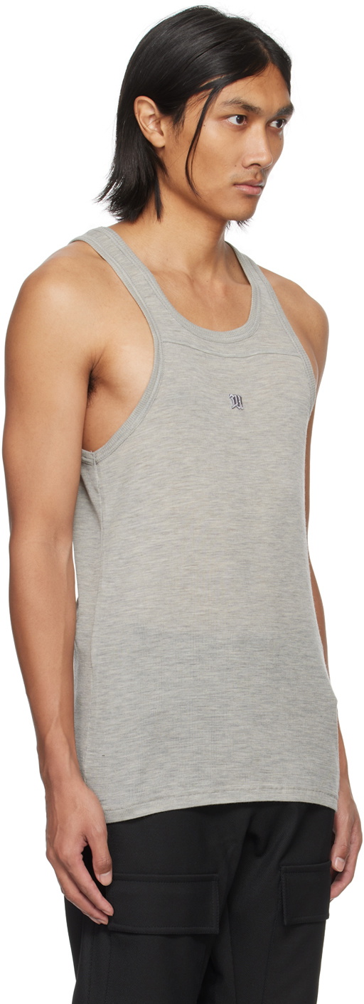 MISBHV Gray 'The M' Tank Top