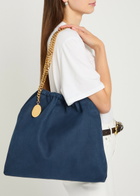 Stella Mccartney Falabella Mini Drawstring Faux Suede bag - Navy - One Size